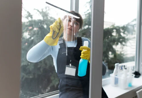 Nettoyage de vitres intérieures et extérieures à Crissé